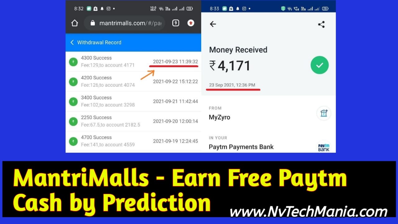 MantriMalls – Earn ₹100 – ₹200 Free Paytm Cash By Prediction