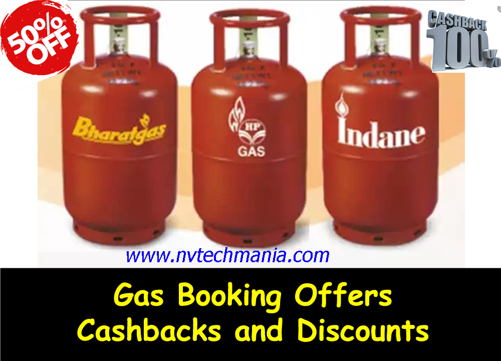 Gas Booking Offers Discount and Cashback