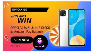Oppo A15s Quiz Answers Spin & Win