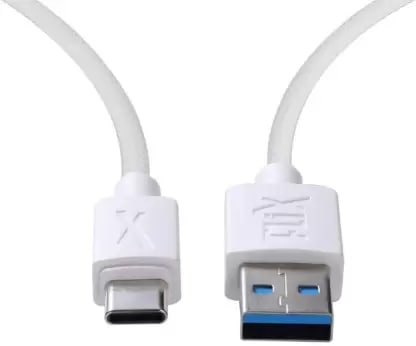 flix (Beetel) 2 A 1 m USB Type C Cable (White)