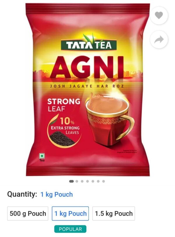 😱 Tata Tea Agni 1KG @ 198 🔥🔥🔥