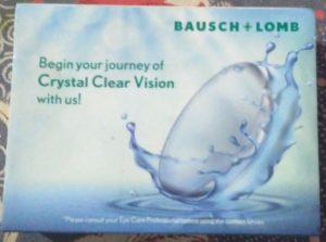 Bausch+Lomb Delivered Product recieved