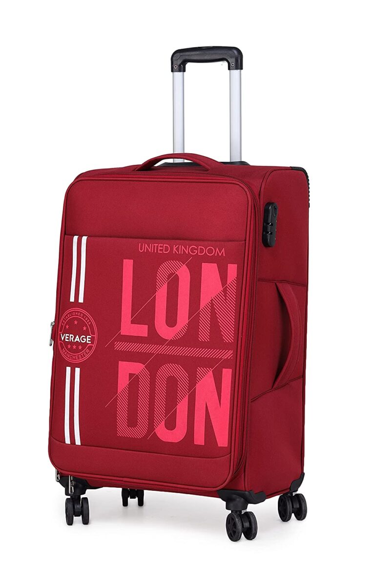 Verage Moscow 70 cm Soft Sided Large Check in Expandable Suitcase