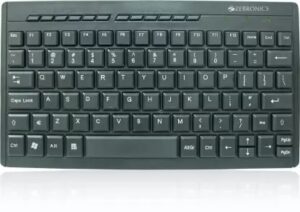 ZEBRONICS ZEB-K04 Mini Multimedia Wired USB Multi-device Keyboard (Black)