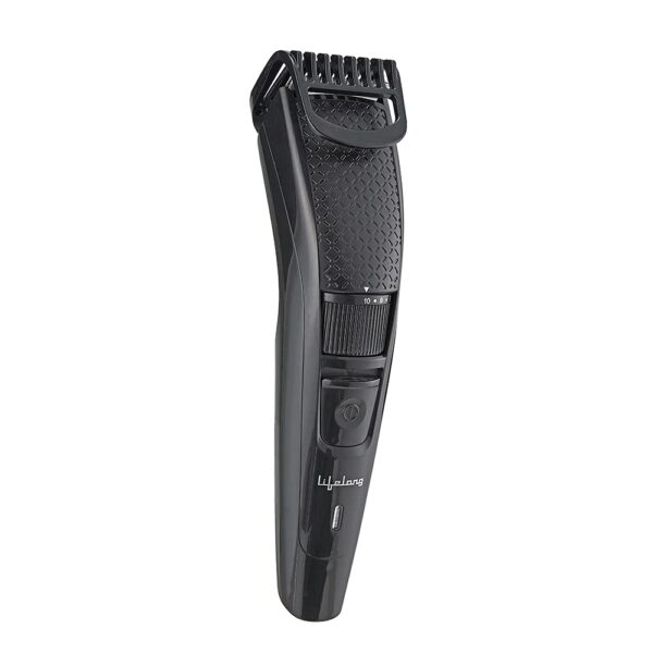 Lifelong Trimmer- 45 Minutes Runtime; 20 Length Settings | Cordless, Rechargeable Trimmer with 1 Year Warranty (LLPCM13, Black)