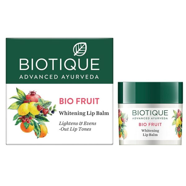 Biotique Bio Fruit Whitening/Brightening Lip Balm, 12g