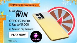 Amazon Oppo F21s Pro Quiz Answers - Spin & Win 5000