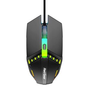 Redgear A-10 Wired Gaming Mouse with RGB LED
