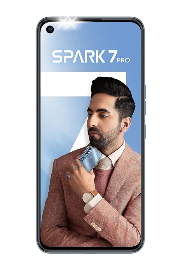 TECNO Spark 7 Pro (Alps Blue, 4GB RAM 64GB Storage)