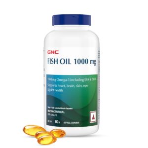 GNC (USA) Omega 3 Fish Oil Capsule (60 Softgels) @299.