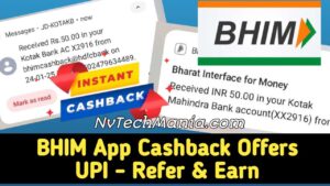 BHIM App CAshback Offers